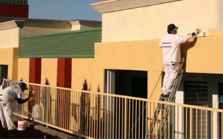 rehabilitación de fachada, pintar fachada en La Lastrilla, Segovia